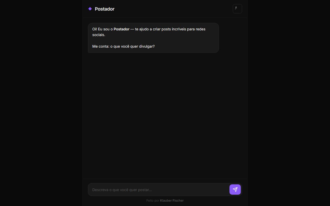 O Postador